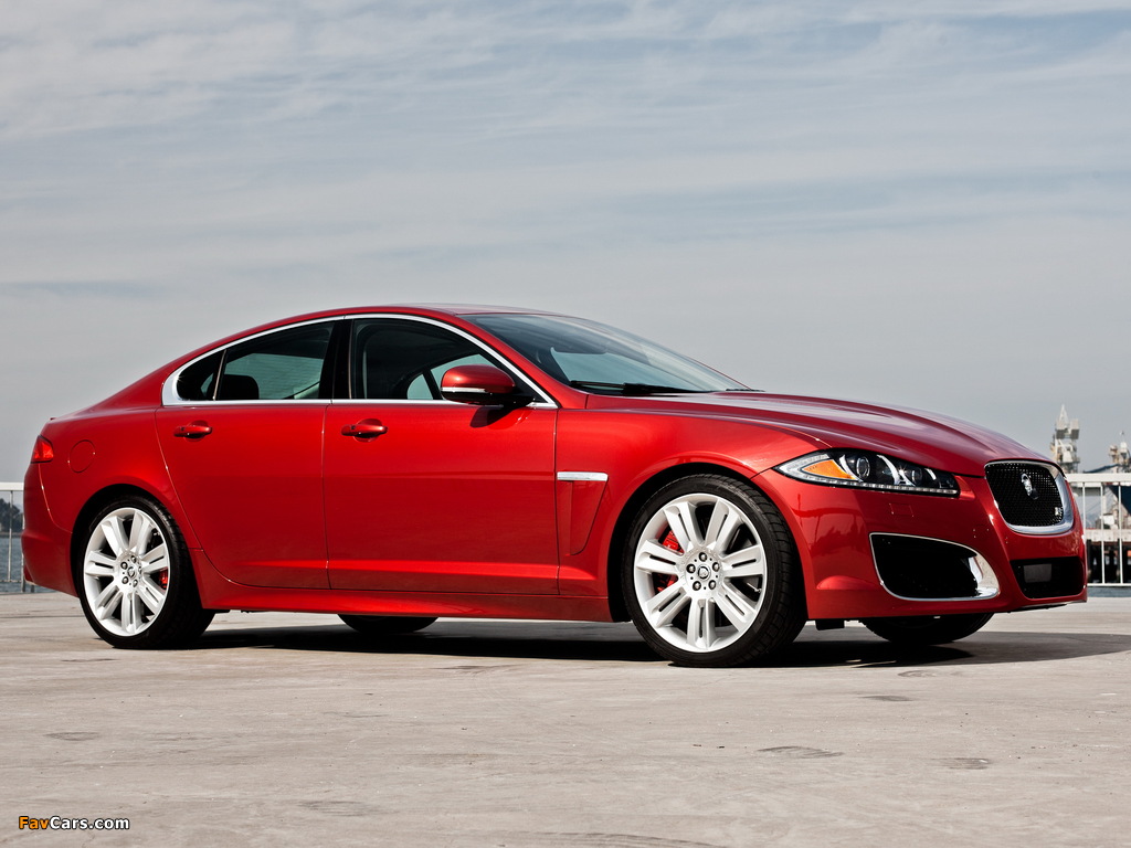 Jaguar XFR US-spec 2011 wallpapers (1024 x 768)