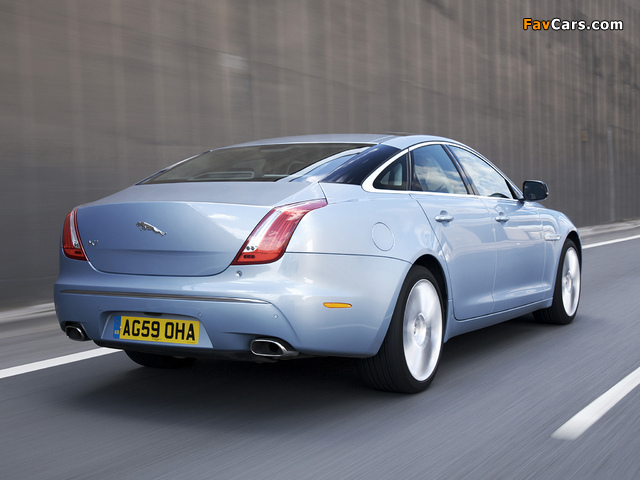 Jaguar XJ UK-spec (X351) 2009 pictures (640 x 480)