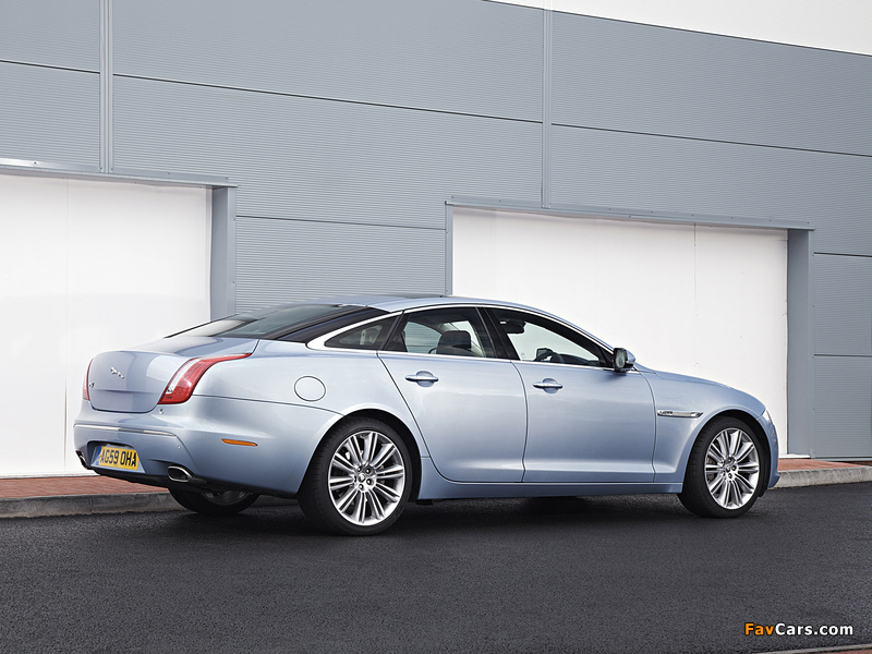 Jaguar XJ UK-spec (X351) 2009 wallpapers (800 x 600)