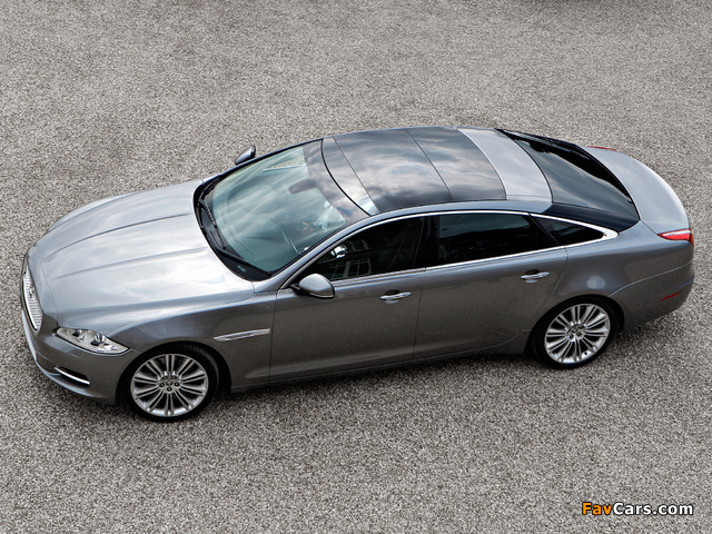 Jaguar XJ UK-spec (X351) 2009 wallpapers (640 x 480)