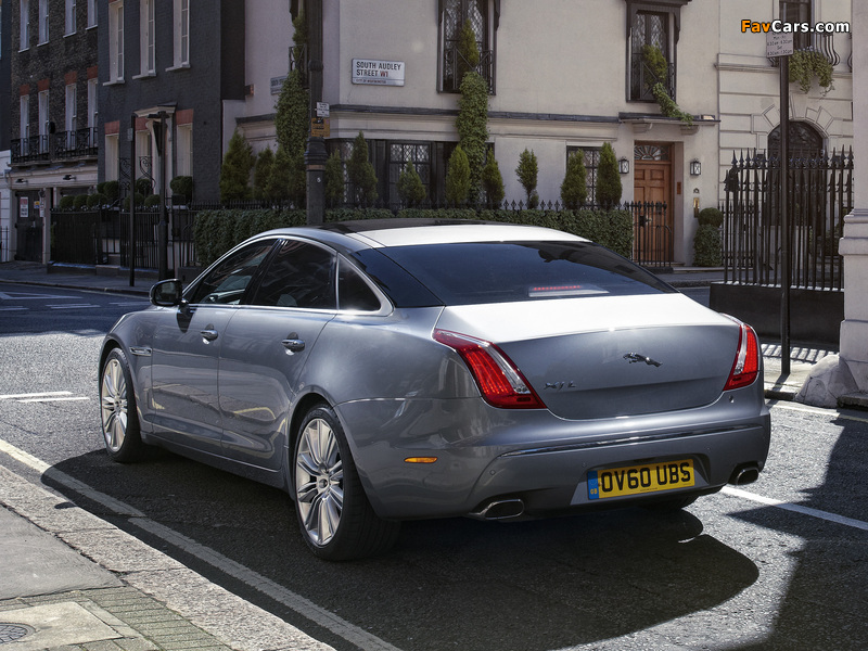 Jaguar XJL UK-spec (X351) 2010 wallpapers (800 x 600)