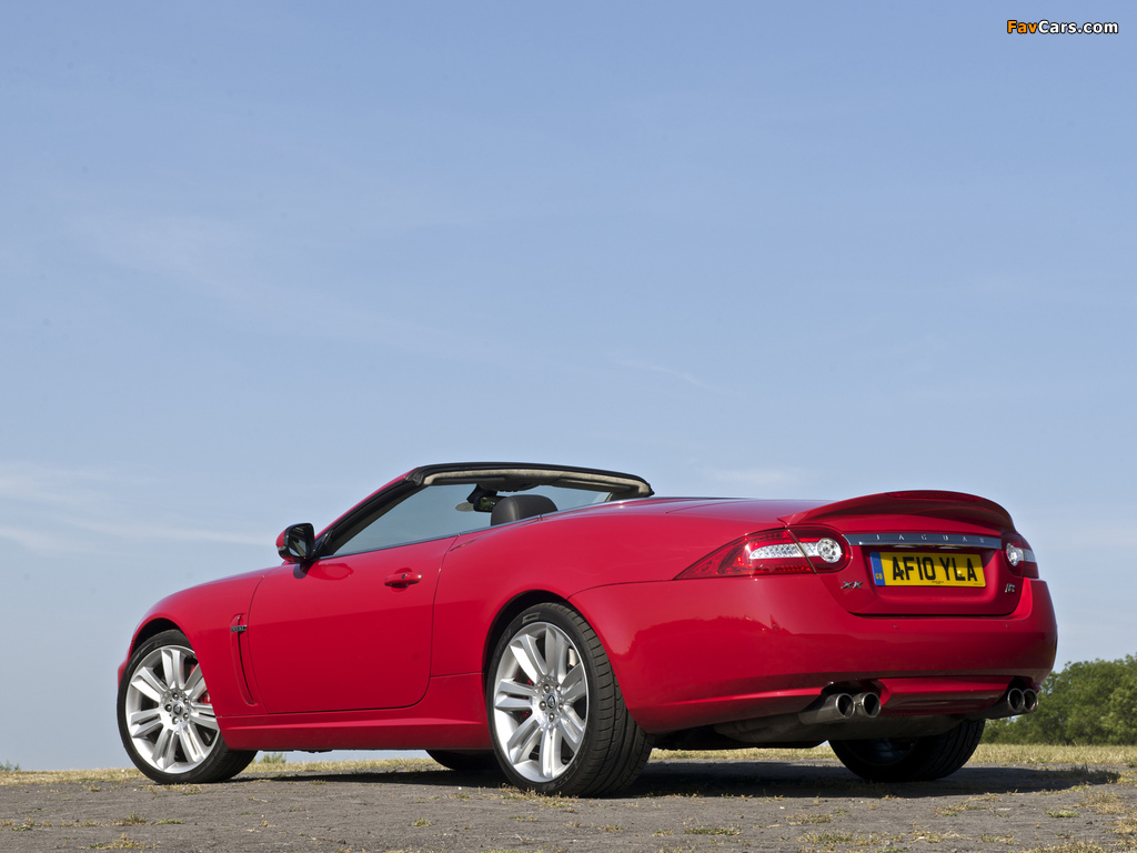 Images of Jaguar XKR Convertible UK-spec 2009–11 (1024 x 768)