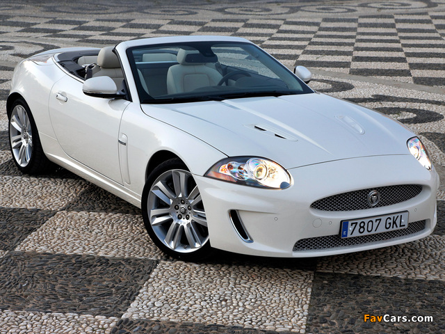 Images of Jaguar XKR Convertible 2009–11 (640 x 480)