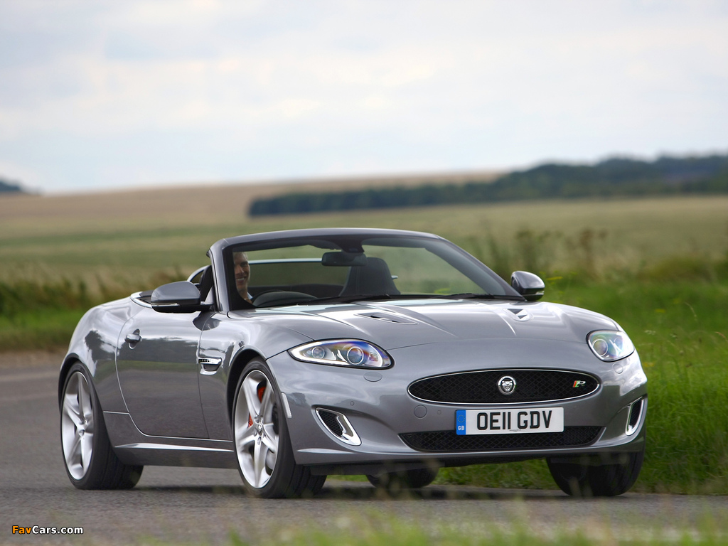 Images of Jaguar XKR Convertible UK-spec 2011 (1024 x 768)