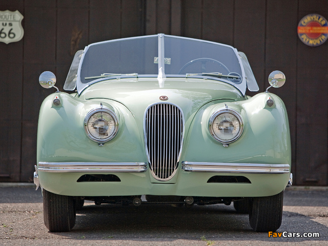 Jaguar XK120 Roadster 1949–54 pictures (640 x 480)