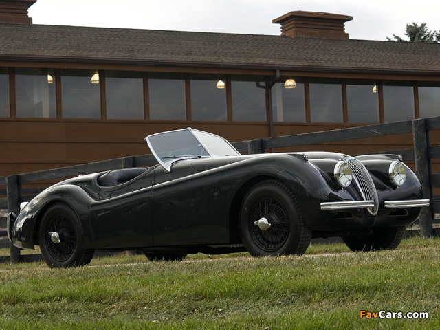 Jaguar XK120 M Roadster 1951–54 photos (640 x 480)