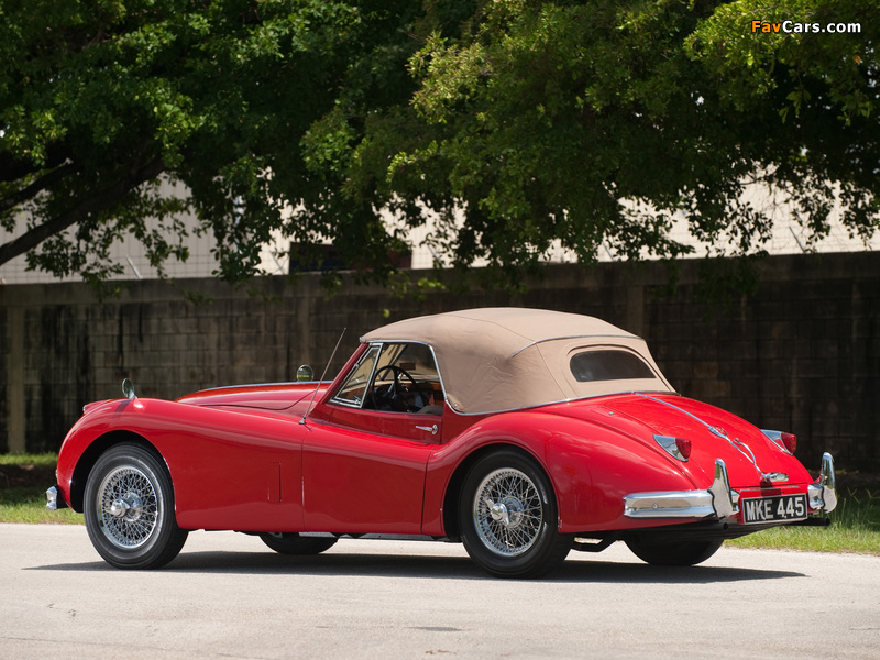 Jaguar XK140 Drophead Coupe 1954–57 photos (800 x 600)