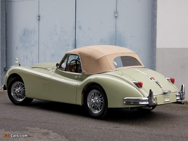 Jaguar XK140 Drophead Coupe 1954–57 pictures (800 x 600)