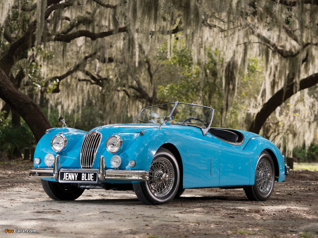 Jaguar XK140 Roadster 1954–57 wallpapers (1024 x 768)