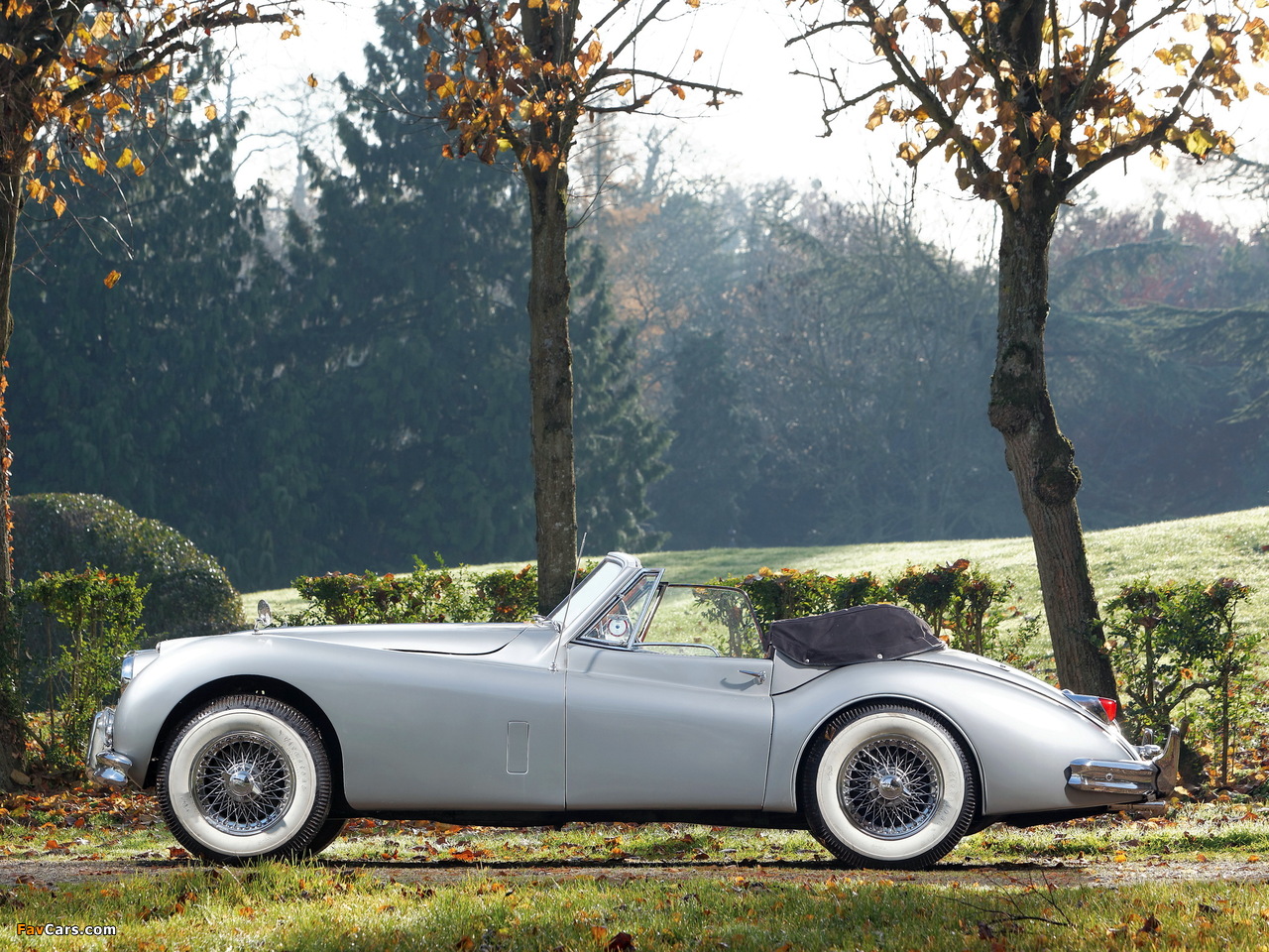 Jaguar XK140 Drophead Coupe 1954–57 wallpapers (1280 x 960)