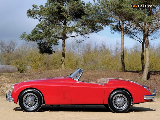 Jaguar XK150 S Roadster 1958–60 wallpapers (640 x 480)