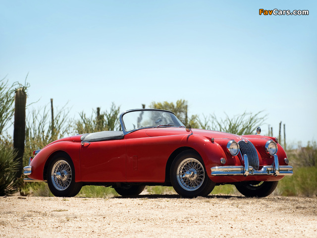 Jaguar XK150 S Roadster 1958–60 wallpapers (640 x 480)