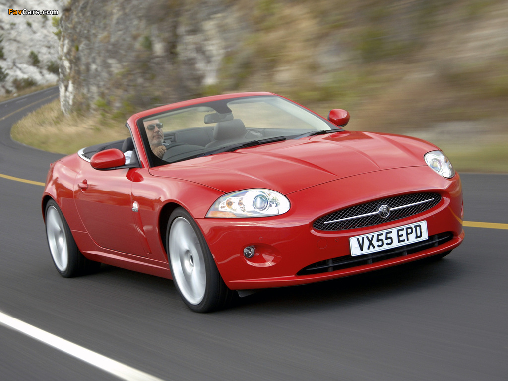 Jaguar XK Convertible 2006–09 wallpapers (1024 x 768)