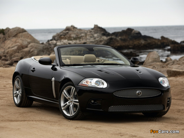 Jaguar XKR Convertible 2007–09 photos (640 x 480)