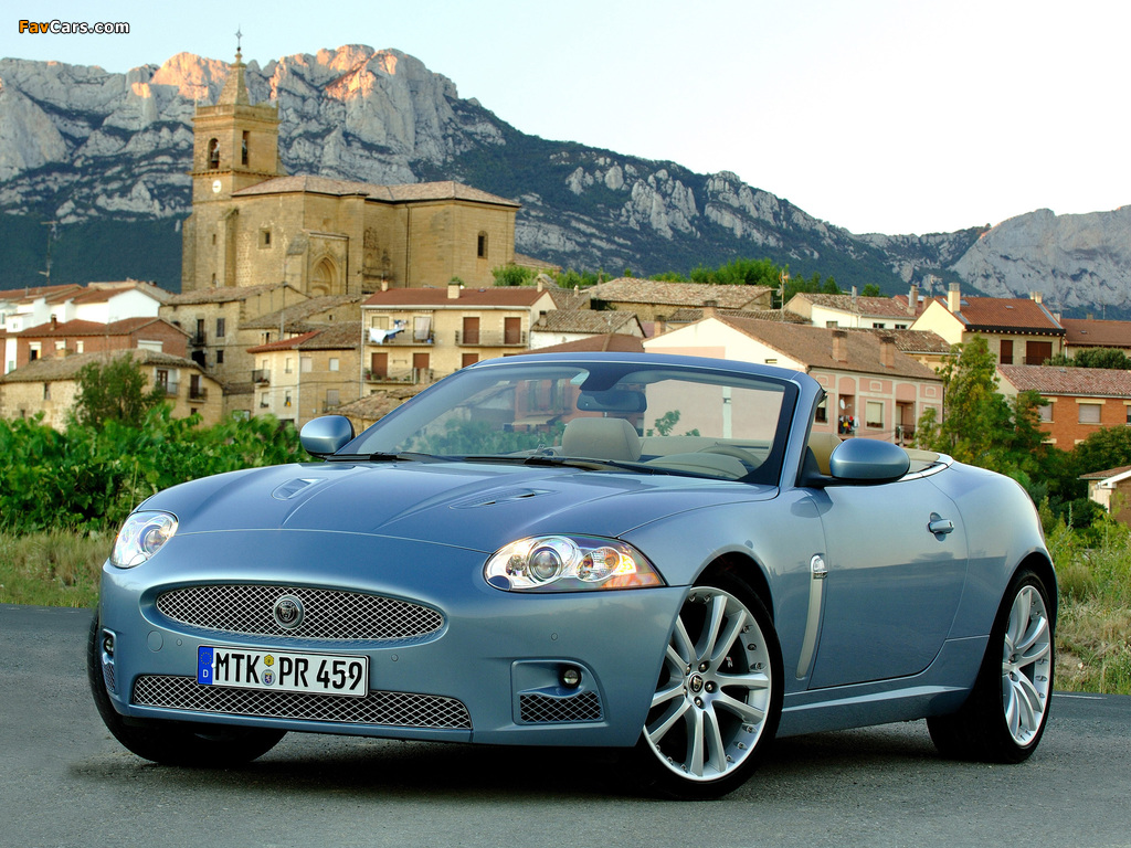 Jaguar XKR Convertible 2007–09 pictures (1024 x 768)