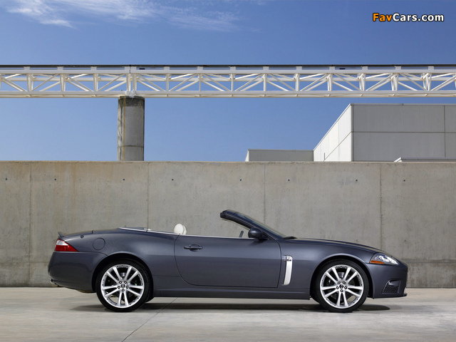 Jaguar XKR Convertible 2007–09 pictures (640 x 480)