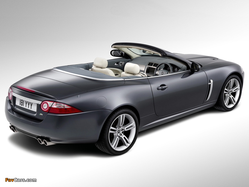 Jaguar XKR Convertible 2007–09 wallpapers (800 x 600)