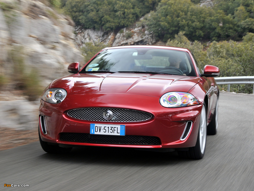 Jaguar XK Coupe 2009–11 images (1024 x 768)