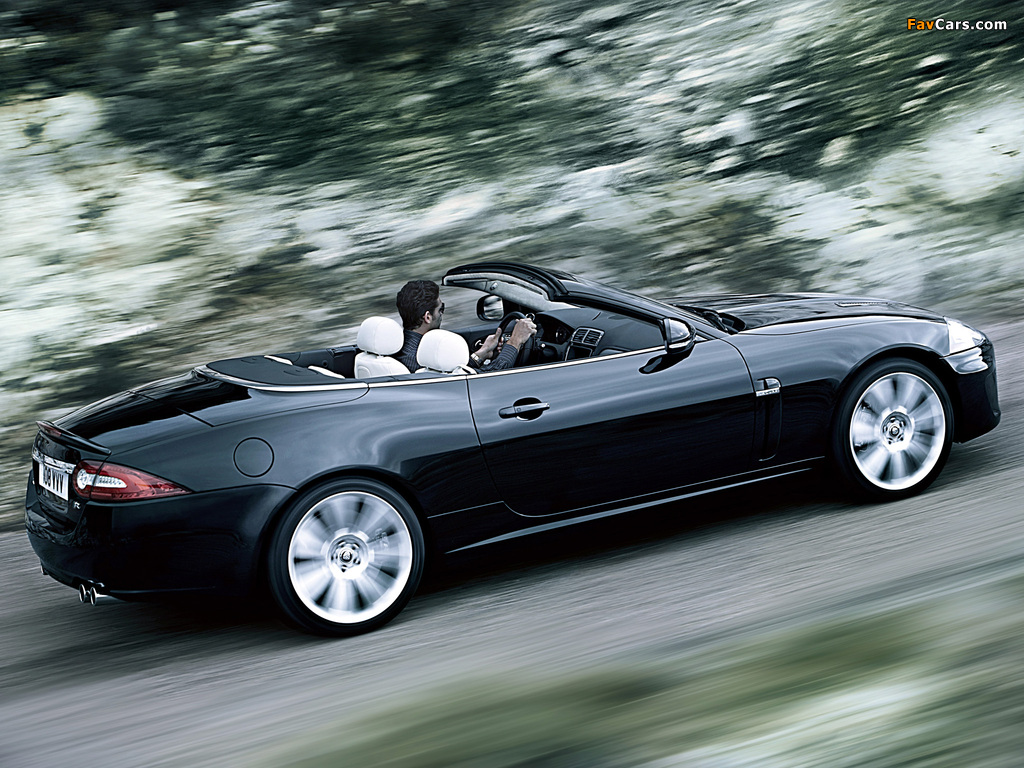 Jaguar XKR Convertible 2009–11 images (1024 x 768)