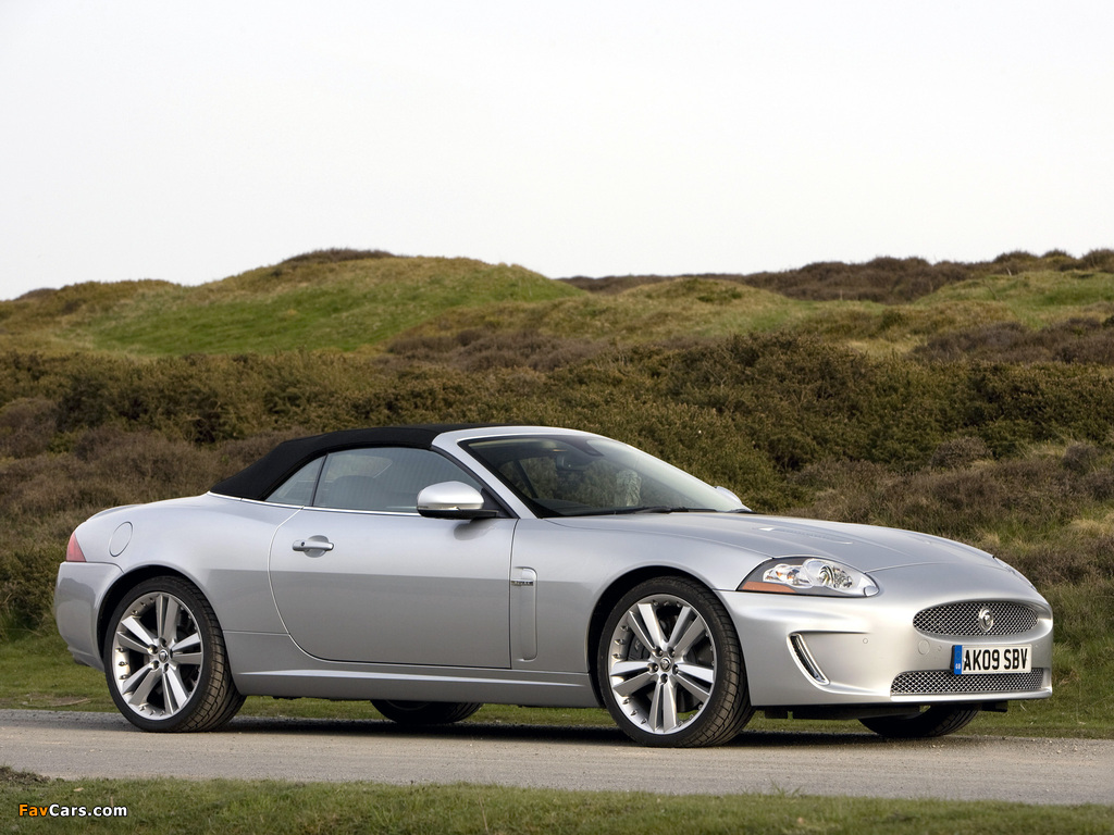 Jaguar XKR Convertible UK-spec 2009–11 photos (1024 x 768)