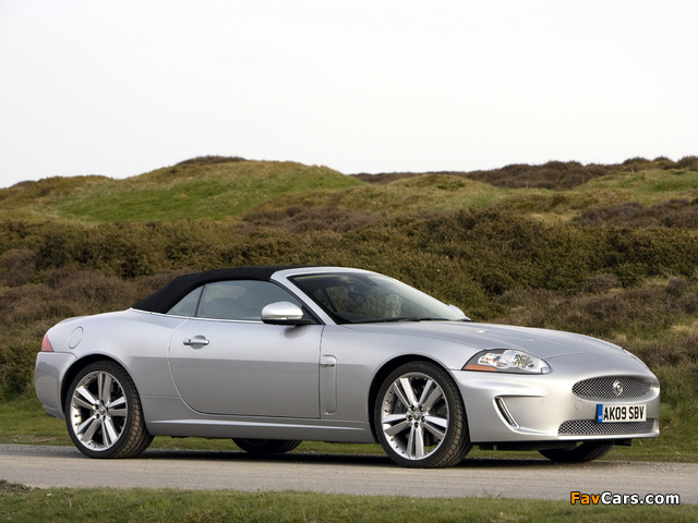 Jaguar XKR Convertible UK-spec 2009–11 photos (640 x 480)