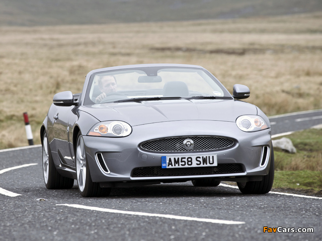 Jaguar XK Convertible UK-spec 2009–11 photos (640 x 480)