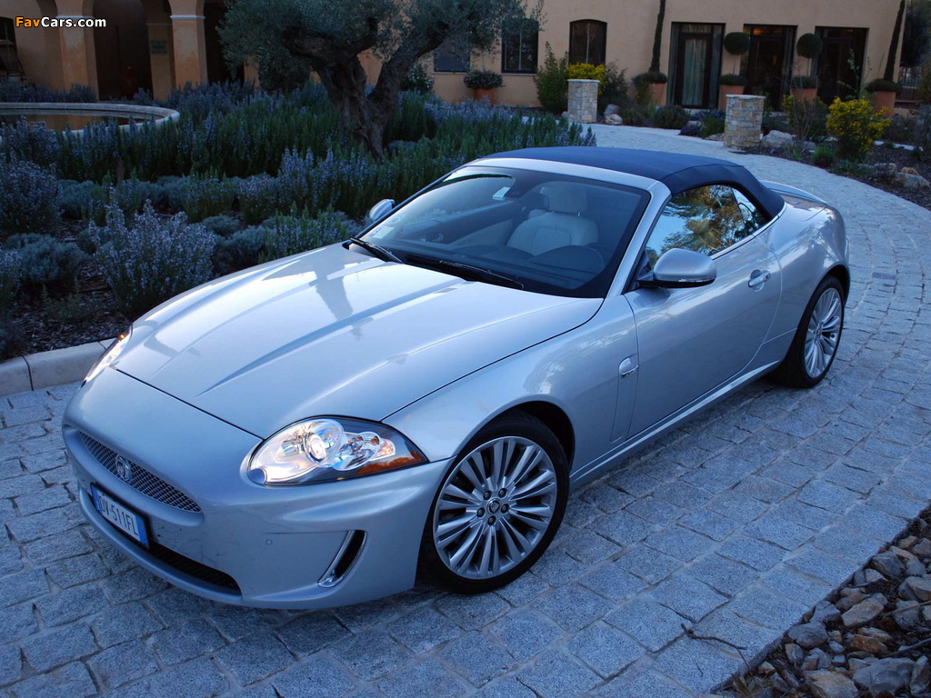 Jaguar XK Convertible 2009–11 photos (1024 x 768)