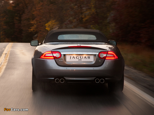 Jaguar XKR Convertible US-spec 2009–11 photos (640 x 480)