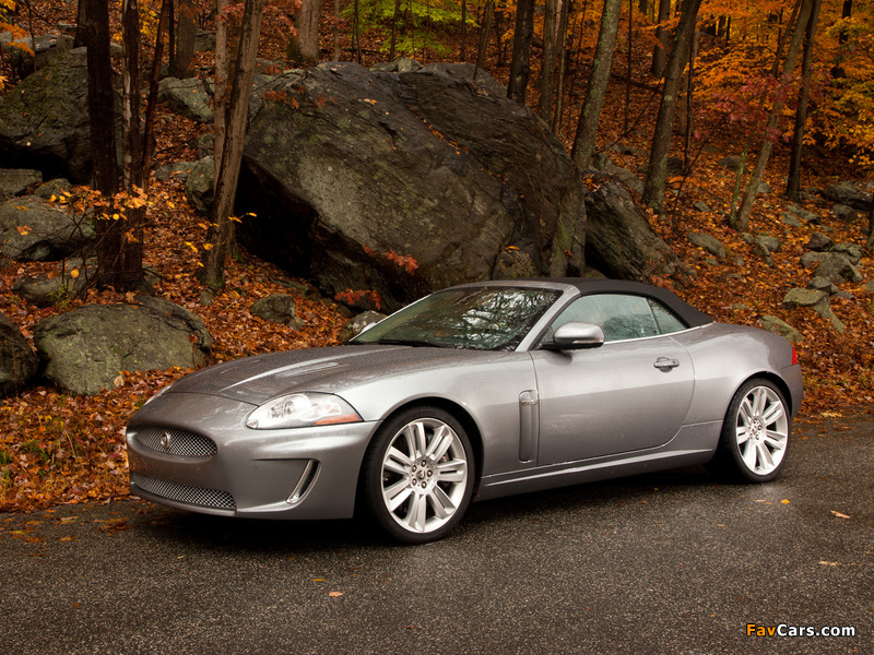 Jaguar XKR Convertible US-spec 2009–11 pictures (800 x 600)