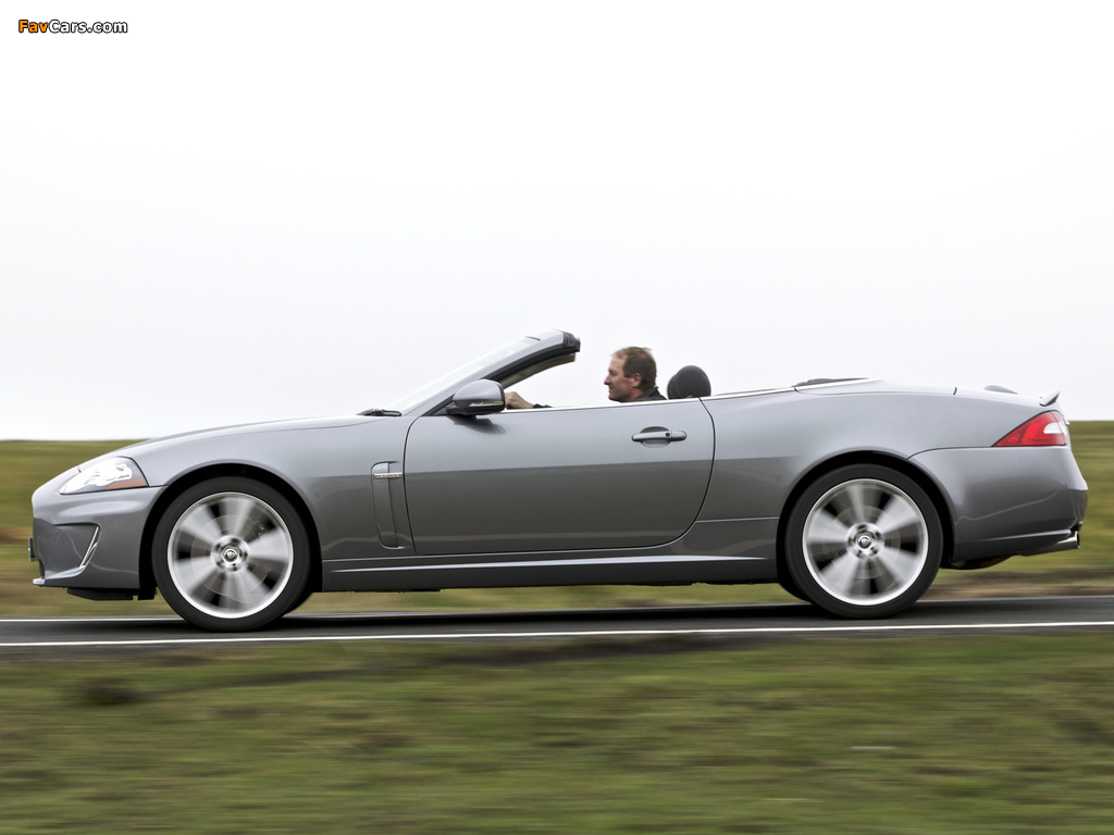 Jaguar XK Convertible UK-spec 2009–11 pictures (1024 x 768)