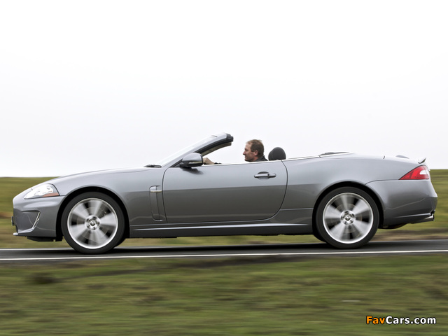 Jaguar XK Convertible UK-spec 2009–11 pictures (640 x 480)