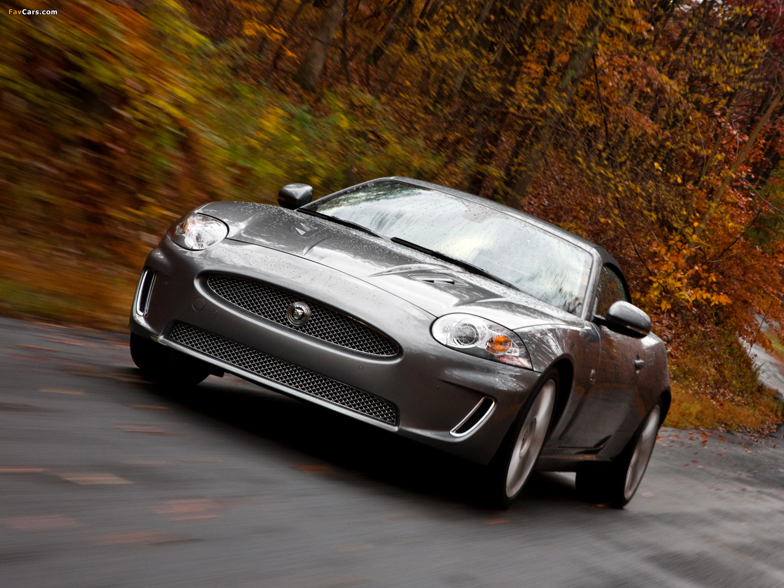 Jaguar XKR Convertible US-spec 2009–11 wallpapers (1600 x 1200)