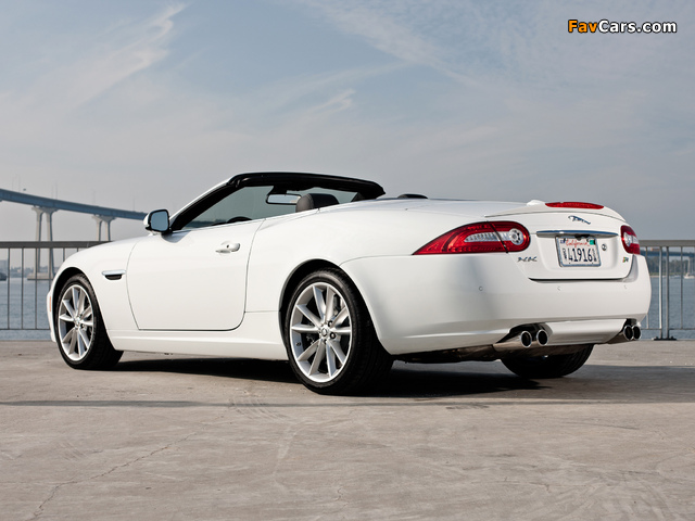 Jaguar XKR Convertible US-spec 2011 photos (640 x 480)