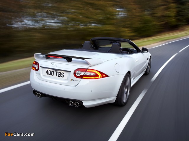 Jaguar XKR-S Convertible UK-spec 2011 photos (640 x 480)