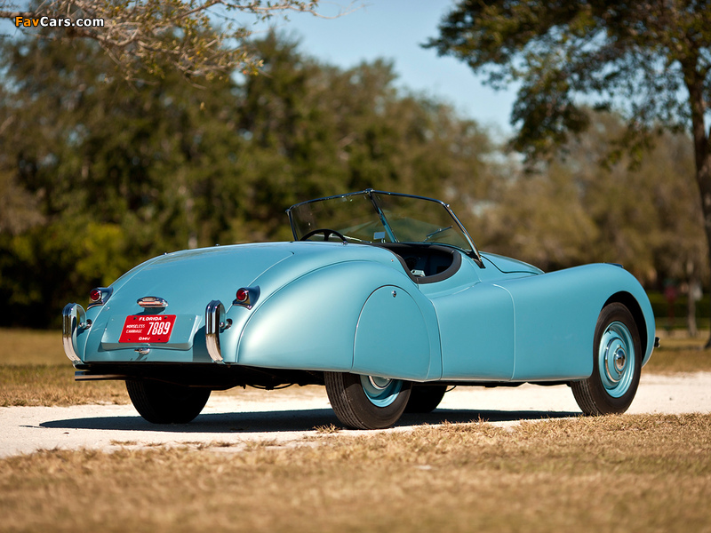 Photos of Jaguar XK120 Alloy Roadster 1948–50 (800 x 600)