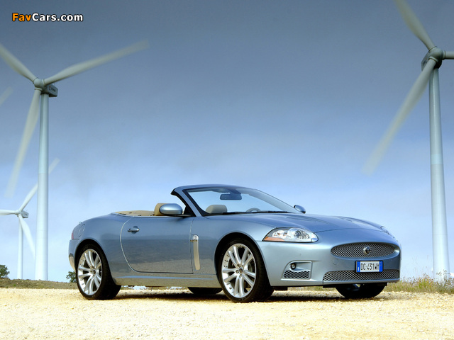 Photos of Jaguar XKR Convertible 2007–09 (640 x 480)