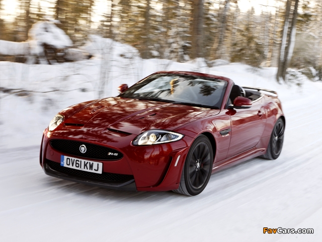 Photos of Jaguar XKR-S Convertible UK-spec 2011 (640 x 480)