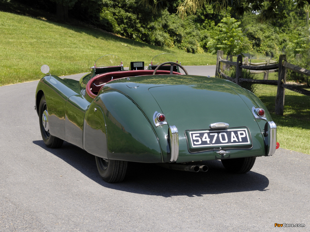 Pictures of Jaguar XK120 Alloy Roadster UK-spec 1948–50 (1024 x 768)