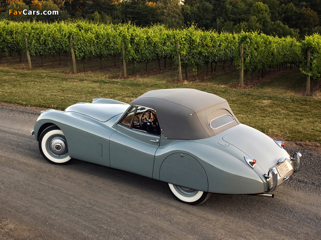 Pictures of Jaguar XK120 Alloy Roadster 1948–50 (640 x 480)