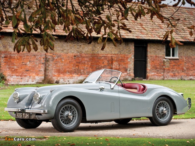 Pictures of Jaguar XK120 Roadster 1949–54 (640 x 480)