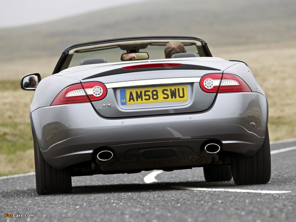 Pictures of Jaguar XK Convertible UK-spec 2009–11 (1024 x 768)