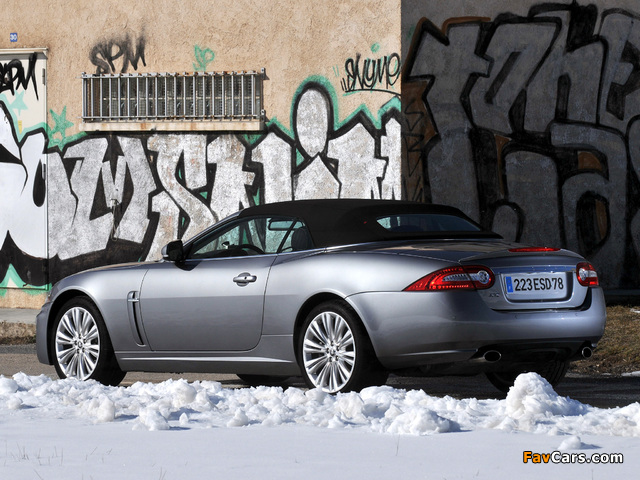 Pictures of Jaguar XK Convertible 2009–11 (640 x 480)