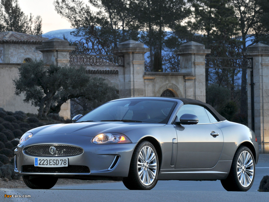 Pictures of Jaguar XK Convertible 2009–11 (1024 x 768)