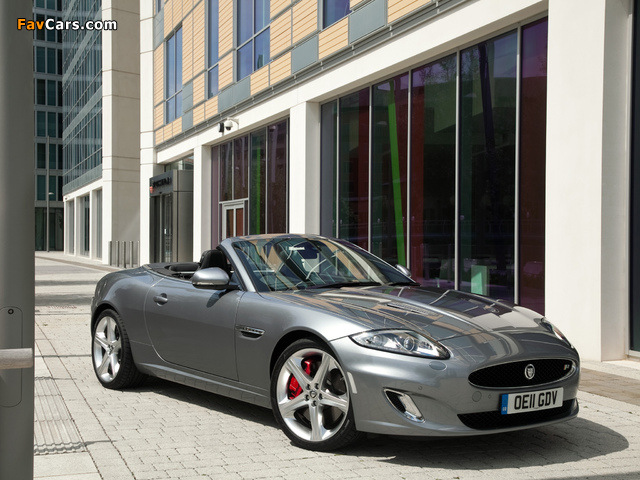 Pictures of Jaguar XKR Convertible UK-spec 2011 (640 x 480)