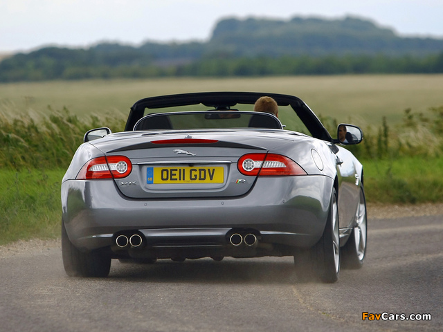 Pictures of Jaguar XKR Convertible UK-spec 2011 (640 x 480)