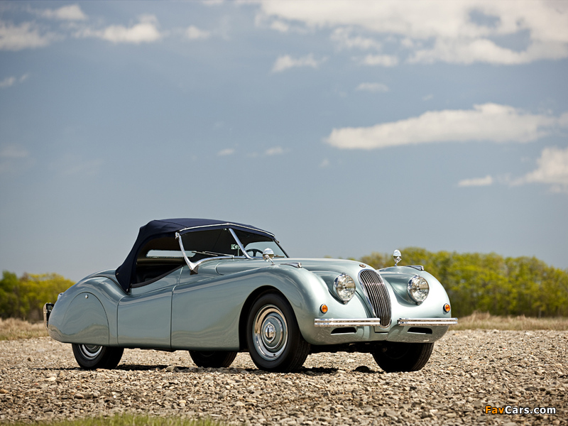 Jaguar XK120 Alloy Roadster 1948–50 wallpapers (800 x 600)