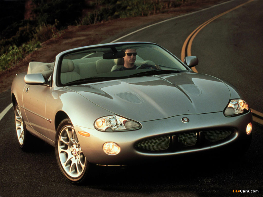 Jaguar XKR Convertible 1998–2002 wallpapers (1024 x 768)