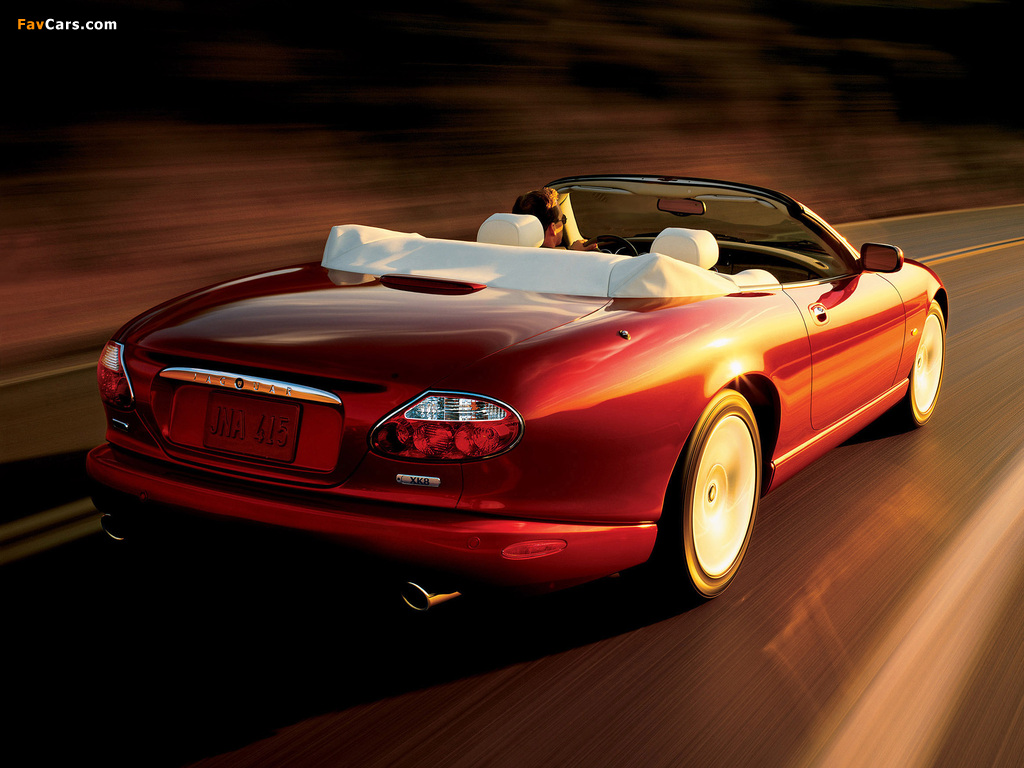 Jaguar XK8 Convertible 2004–06 wallpapers (1024 x 768)