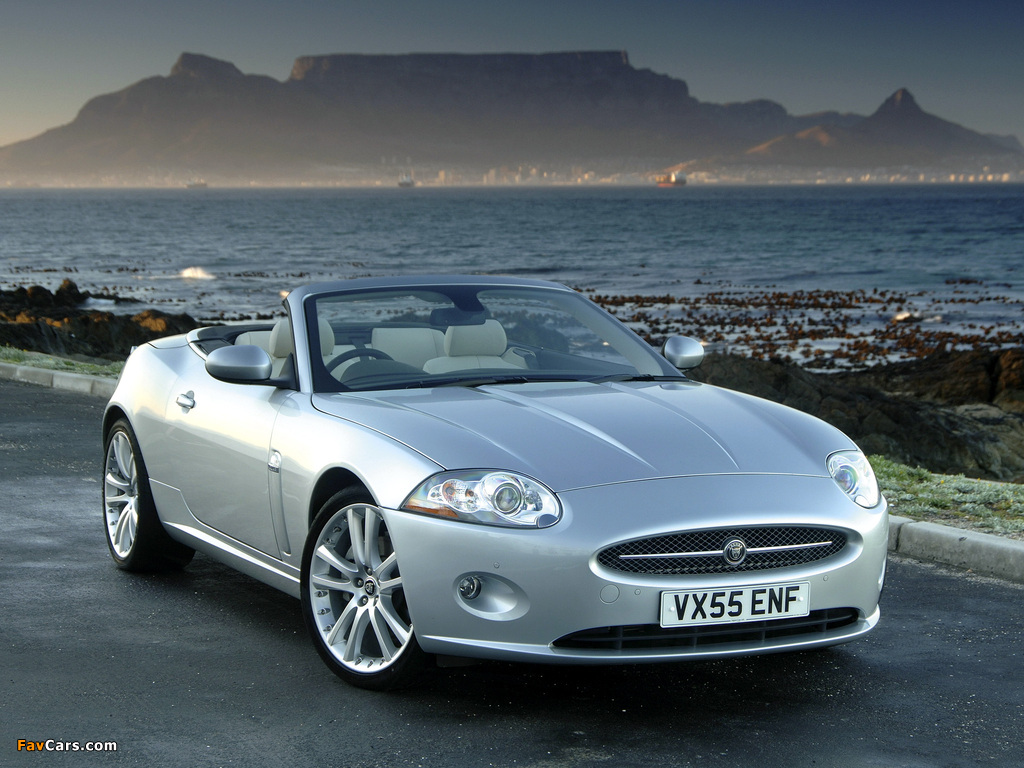 Jaguar XK Convertible 2006–09 wallpapers (1024 x 768)