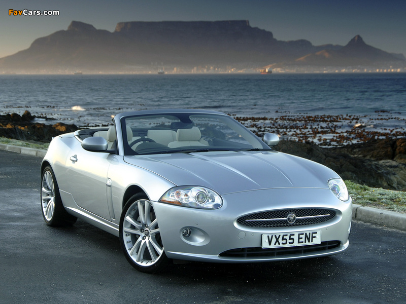 Jaguar XK Convertible 2006–09 wallpapers (800 x 600)